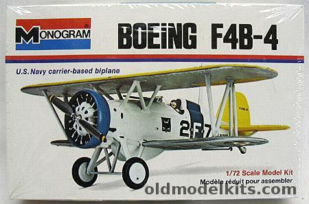 Monogram 1/72 Boeing F4B-4 - White 'Short' Box Issue, 6795 plastic model kit